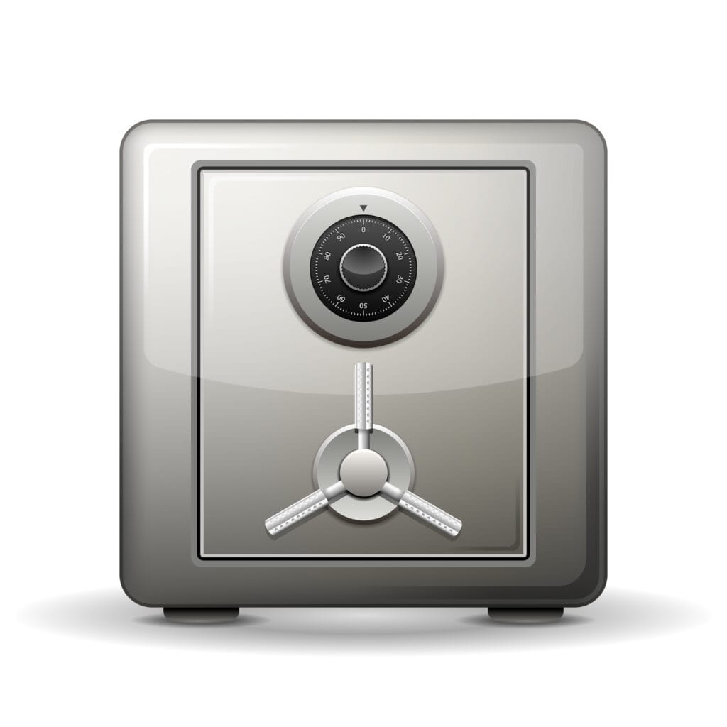 Kluis voor het veilig opbergen van sieraden en kostbaarheden